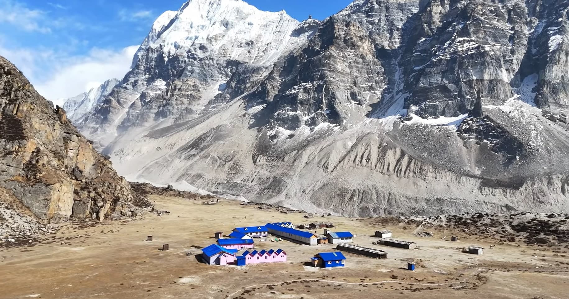 The Kanchenjunga massif in far-east Nepal